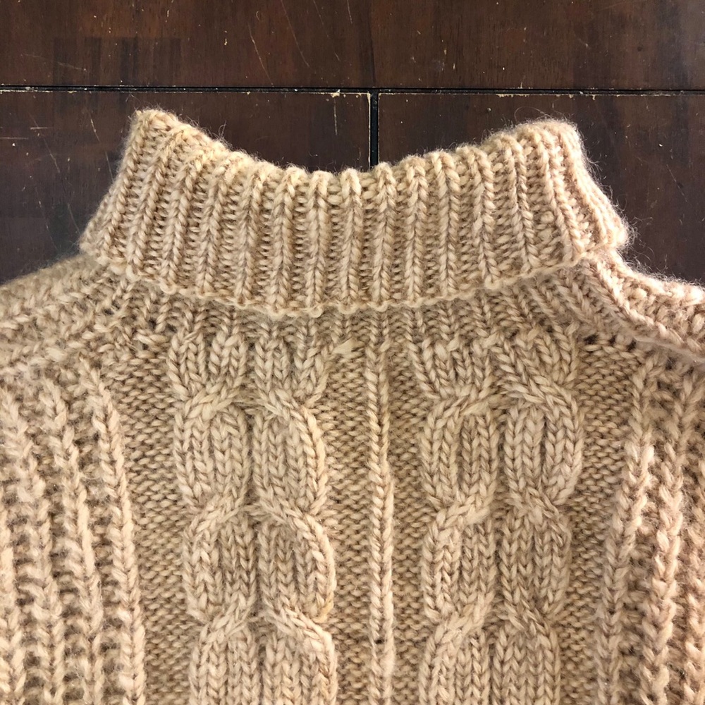 Vintage caramel cord turtleneck | MED - Picture 2 of 3